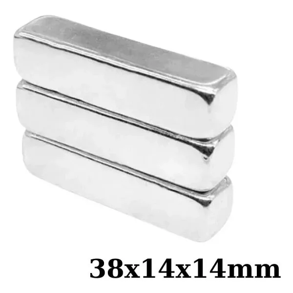 38x14x14mm Neodyum Güçlü Mıknatıs - Neodim Magnet