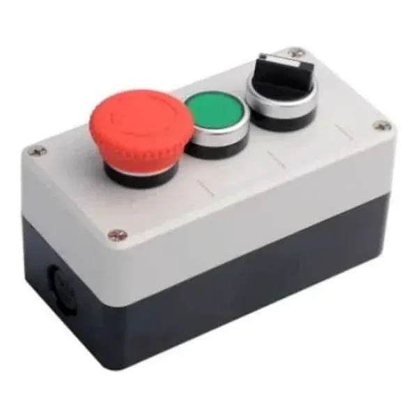 Acil Stop - Mandal Switch ve Tekli Yeşil Push Buton Kutusu