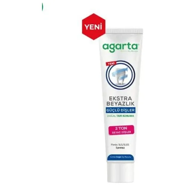 Agarta Ekstra Beyazlık Güçlü Dişler Diş Macunu 75 Ml