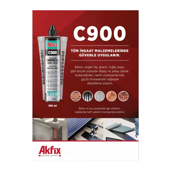 Akfix C900 345 ml Kimyasal Dübel