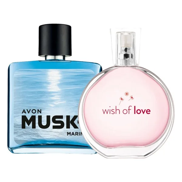 Avon Wish Of Love Kadın Parfüm ve Musk Marine Erkek Parfüm Paketi
