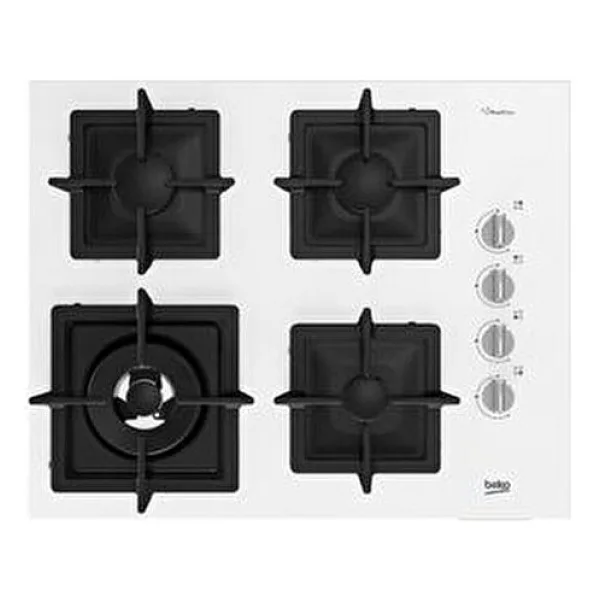 Beko BOCD K 6510 DWYB Beyaz Wok Gözlü Cam Ankastre Ocak