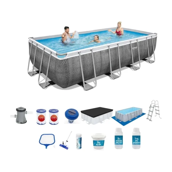 Bestway 56996 488x244x122 cm Prefabrik Havuz Seti