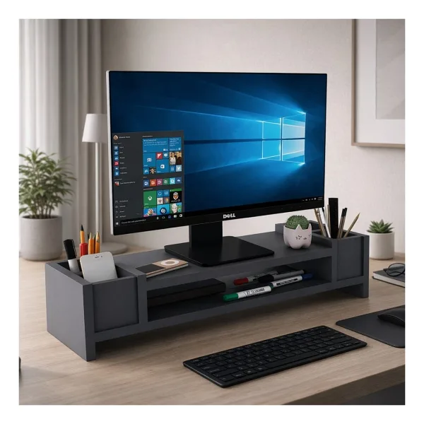 Betroya Ordena Antrasit Ergonomi Monitör Yükselticisi