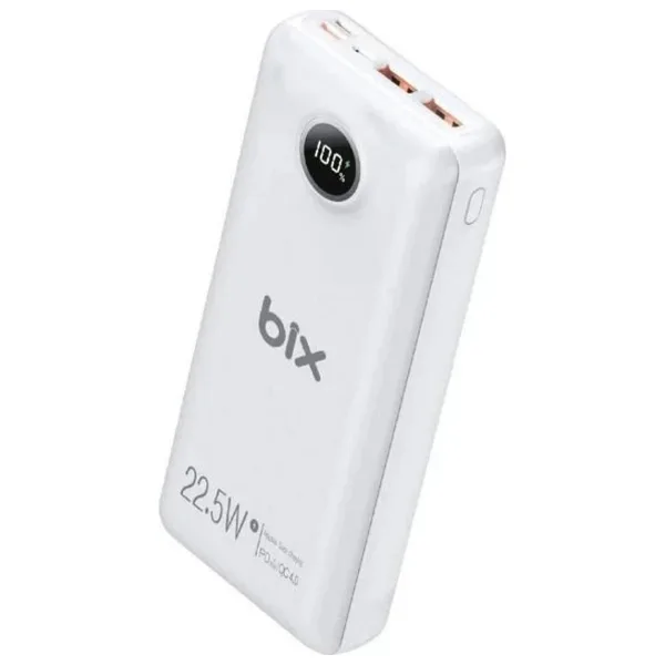 Bix PB201 Beyaz 20000 mAh Hızlı Şarj Powerbank