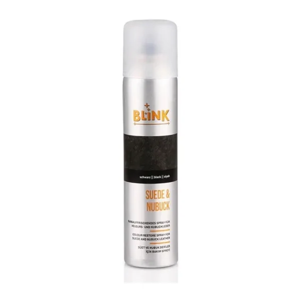 Blink Süet Ve Nubuk Deri Ayakkabı Boyası Ve Bakım Spreyi 250 ml - Siyah