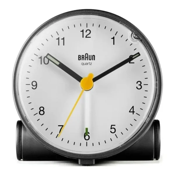 Braun BC01W Beyaz Klasik Analog Alarmlı Masa Saati