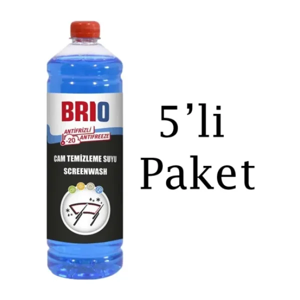 Brio -20 Derece 1 lt 5 Adet Oto Cam Suyu