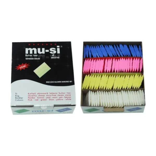 Çizgi taşı - MU-Şİ Buhar ile uçan renkli (100 adet)