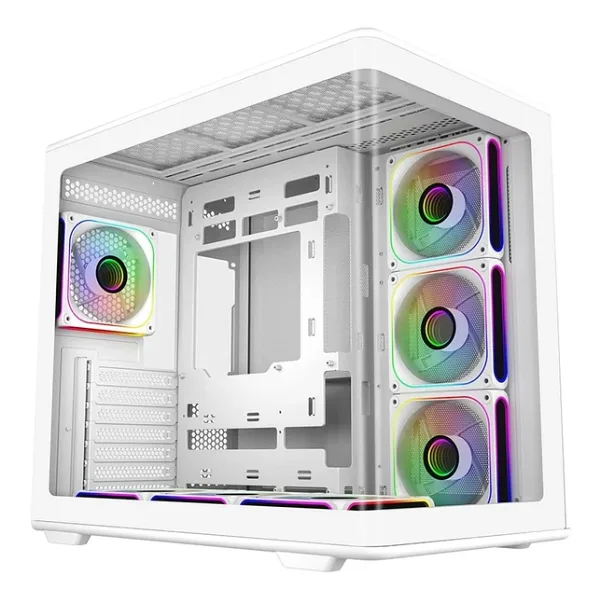 Cooler Master Elite 600 E600-WGNN-S02 ARGB Fanlı Beyaz ATX Oyuncu Kasası