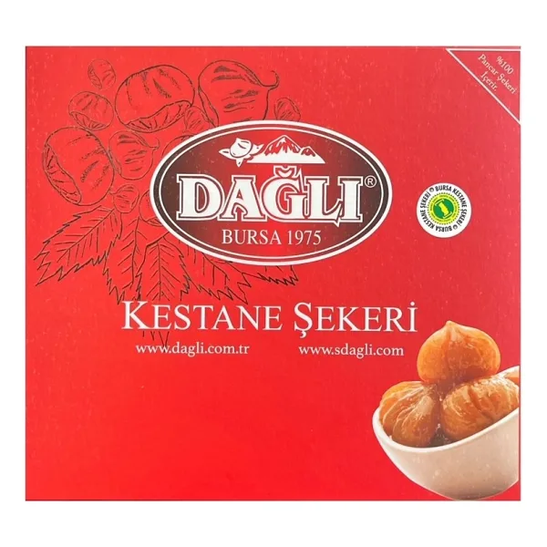 Dağlı Kestane Şekeri Küçük Boy Sade Kestane Şekeri 250 gr - 1 Adet