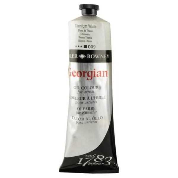 Daler-Rowney Georgian 225 ml Yağlı Boya N:009 Titanium White