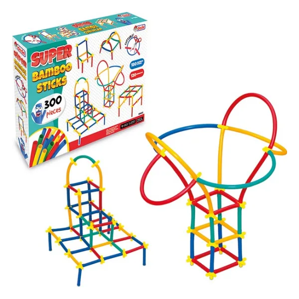 Dede Süper Bambu Çubuklar 300 Parça