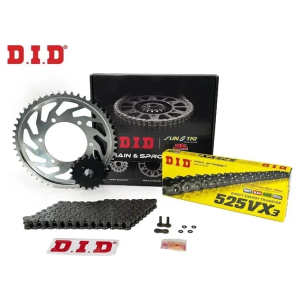 Did-jt 2012-2022 Kawasaki Klz 1000 Versys Uyumlu Zincir Dişli Set Çelik Renk