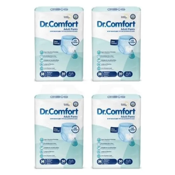Dr.Comfort Emici Külot Orta Boy M 30'lu 4 Adet Hasta Bezi