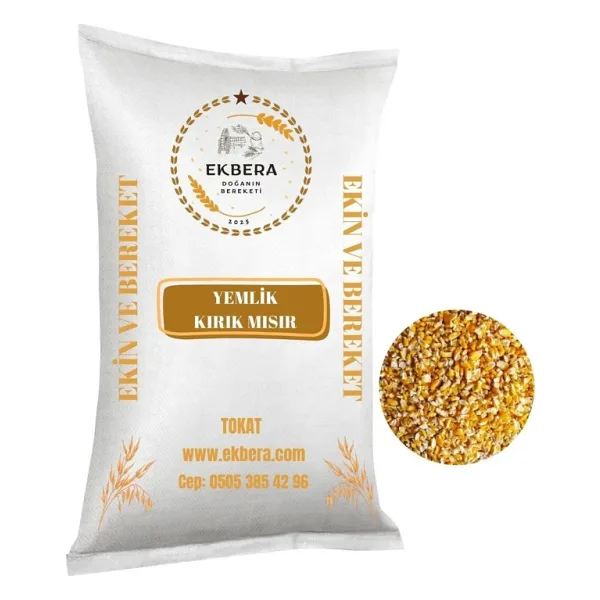 Ekbera Yemlik Kırık Mısır (Tavuk, Güvercin, Kanatlı Yem) - 10 Kg