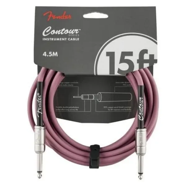 Fender Contour Serisi 4,5m Burgundy Mist Enstrüman Kablosu