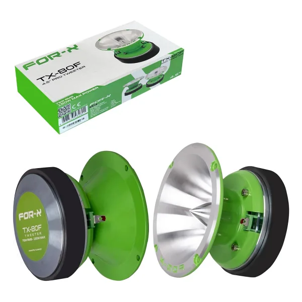 For-X TX-80F 150 W 11,4 cm Tweeter Oto Hoparlör