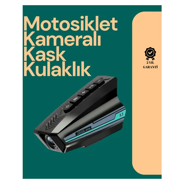 Golook Destekli Motosiklet Kask Kamerası - 50 Saat Pil, Geniş Açı
