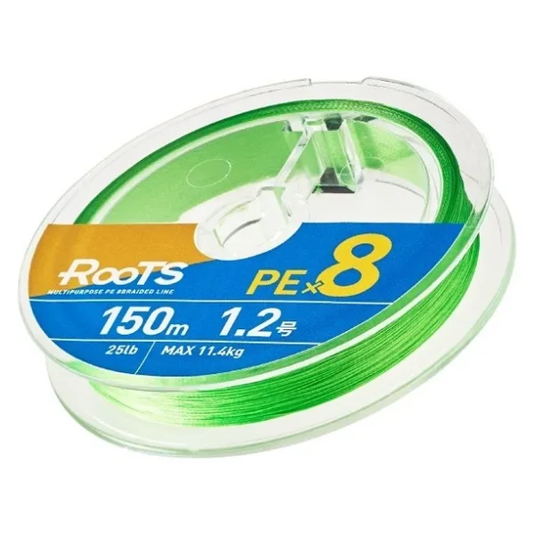 Gosen X8 Roots PE 8 Örgü Spin İp Misina 150mt A.Yeşil
