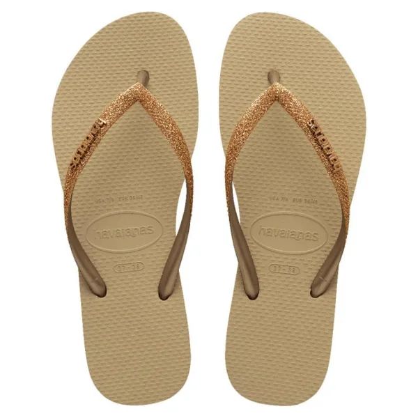 Havaianas Slim Glitter Black/Black 39/40