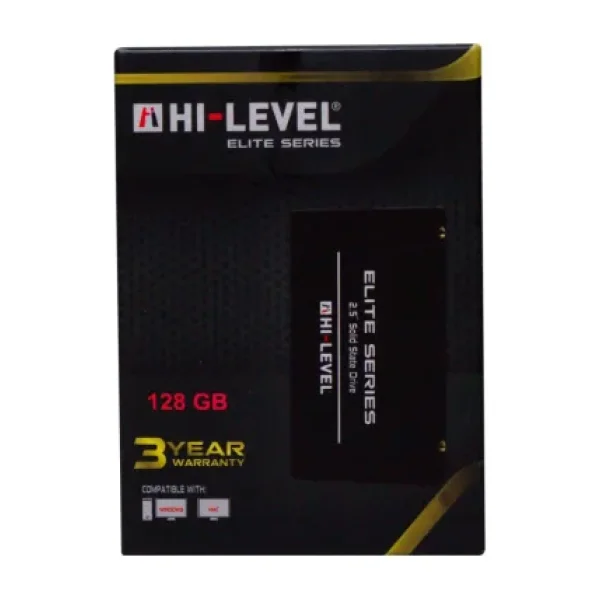 Hi-Level 2.5" 128 GB Sata 3 SSD - 560 MB/S Okuma, 540 MB/S Yazma Hızı, Masaüstü Ve Laptop Uyumlu Yüksek Performans