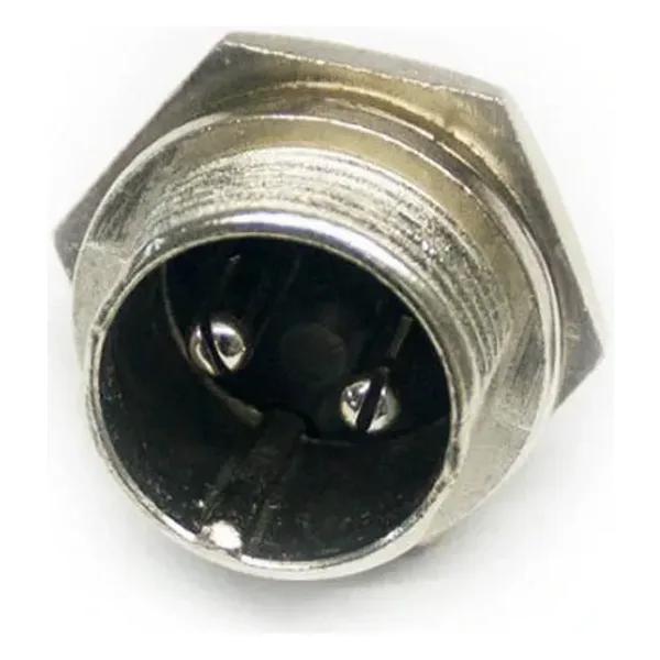 IC-261M 16mm Mayk Erkek Fiş Şase 2P Konnektör
