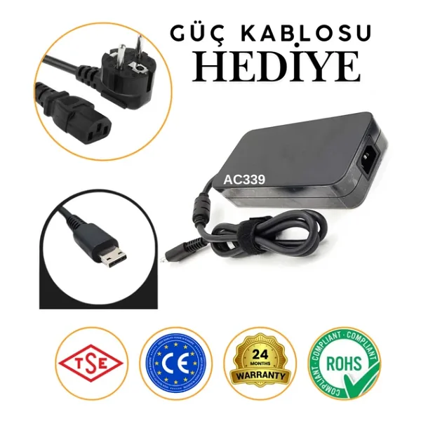 İnfostar MSI 20V 12A 240W 4 Pin USB Tip Notebook Adaptör RPA-AC339