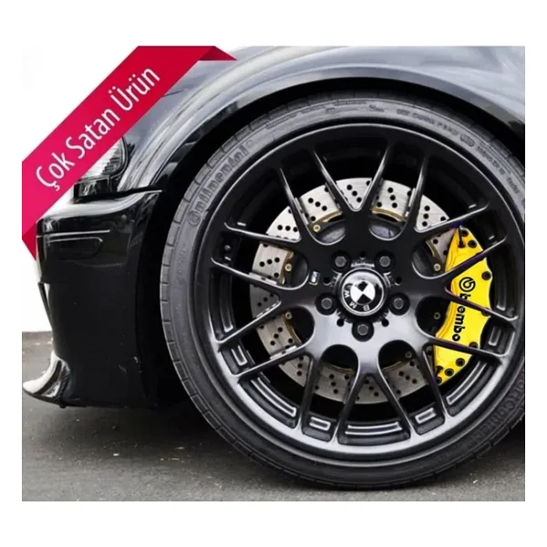 Iveco 79.14 Uyumlu Brembo Sarı Kaliper Kapağı 4 Parça Ön Arka Set