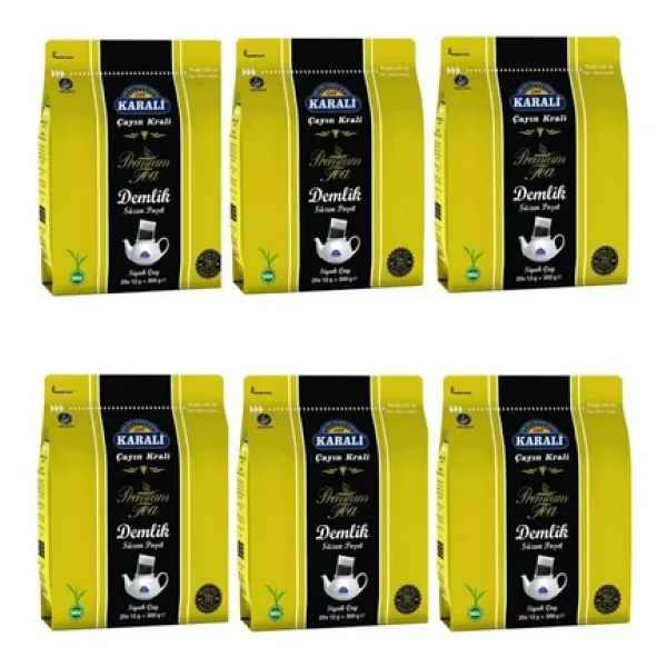 Karali Çay Karali Premium Demlik 300 Gr X 6 Paket