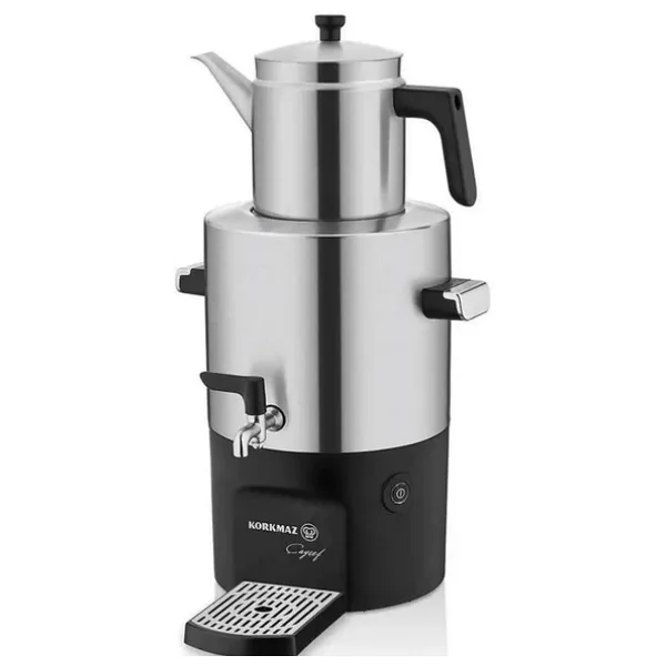 Korkmaz Çayşef Dayanıklı Semaver Inox/Satin A841
