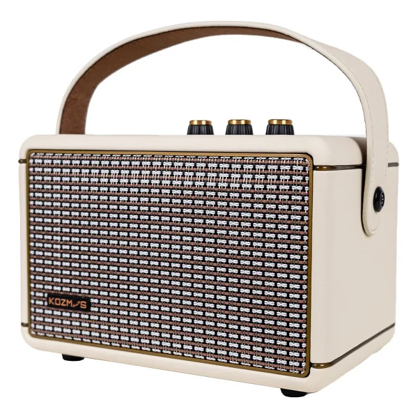 Kozmos Blaze-30CR Krem Bluetooth Hoparlör ve Elektro Gitar Amfisi