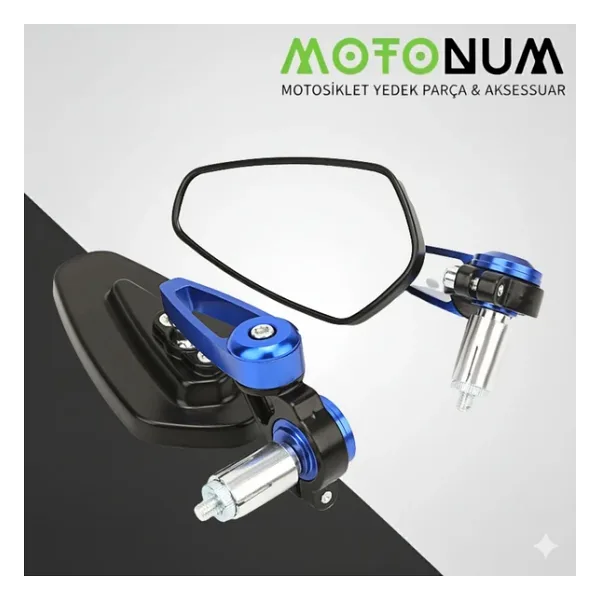 Kuba Vn 50 Pro Cnc Gidon Ayna-Mavi Detaylı-Ma01333