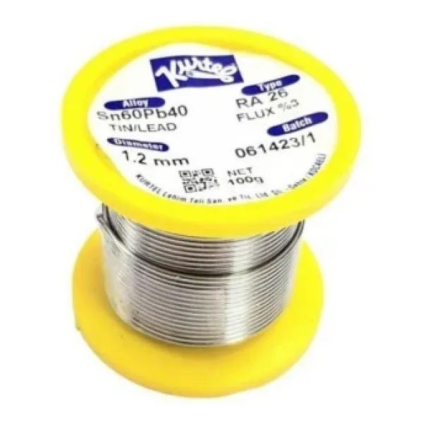 Kurtel 1.2mm 100gram Lehim Teli Sn60pb40