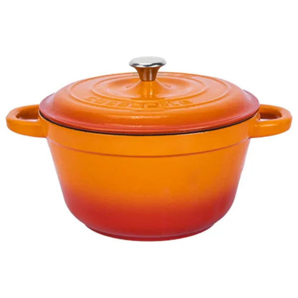 Lava New Heritage Yuvarlak Turuncu 26 cm Döküm Tencere