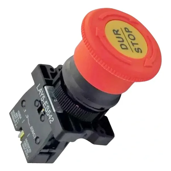 LAY5-ES542 22mm Acil-Stop Bas-Çevir 40mm