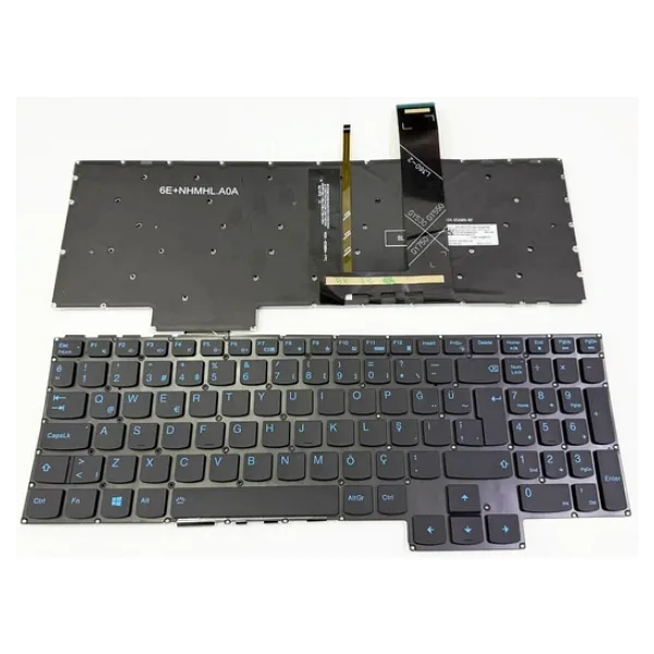 Lenovo ideapad Gaming 3 15arh05 81Y4, 15IMH05 81Y4 ile Uyumlu Notebook Klavye - Siyah - TR - Işıklı RGB