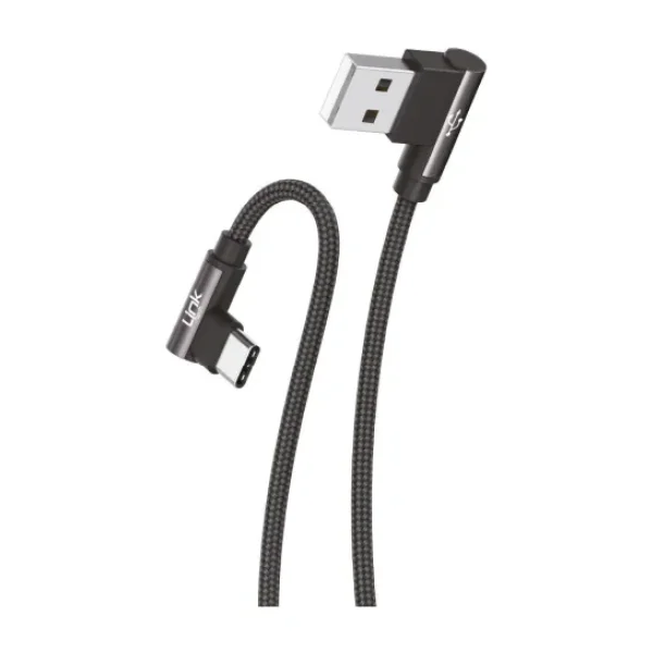 LinkTech K594 1.5 m Siyah USB to Type-C Şarj Kablosu