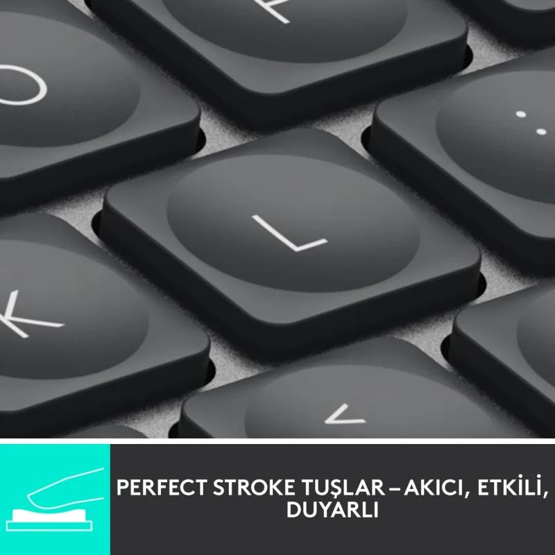 Logitech Mx Keys Mini 920-010504 Tkl Q Kablosuz Klavye - Görsel 2