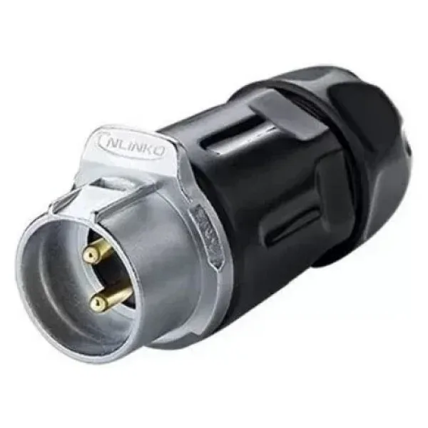 LP-20-C02PP-01-001 2-Pin Su Geçirmez Konnektör - Erkek