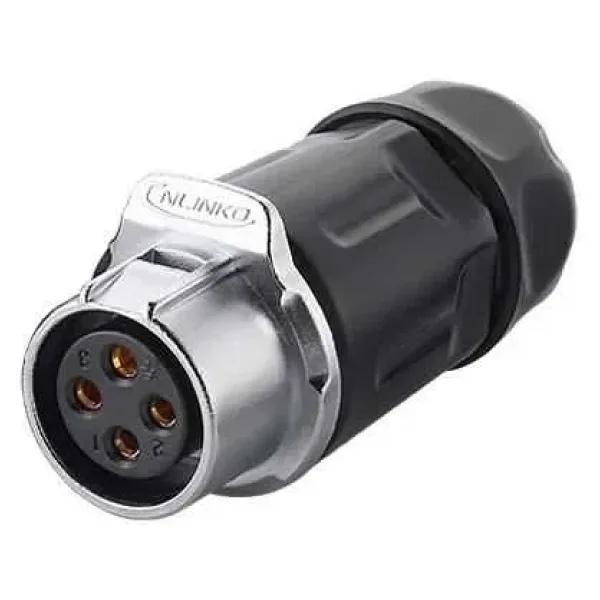 LP-20-J04PP-01-001 4-Pin Su Geçirmez Konnektör - Dişi