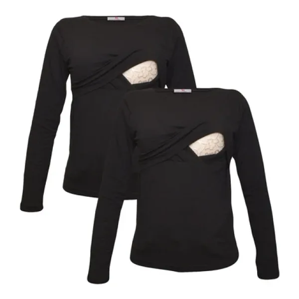 LuvmaBelly MYRA2701_2708 Emzirme tshirt seti
