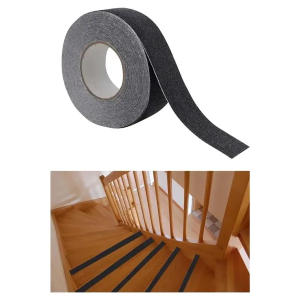 Merdiven Zemin Kaydırmaz Bant Siyah 50 Mm X 25 Mt