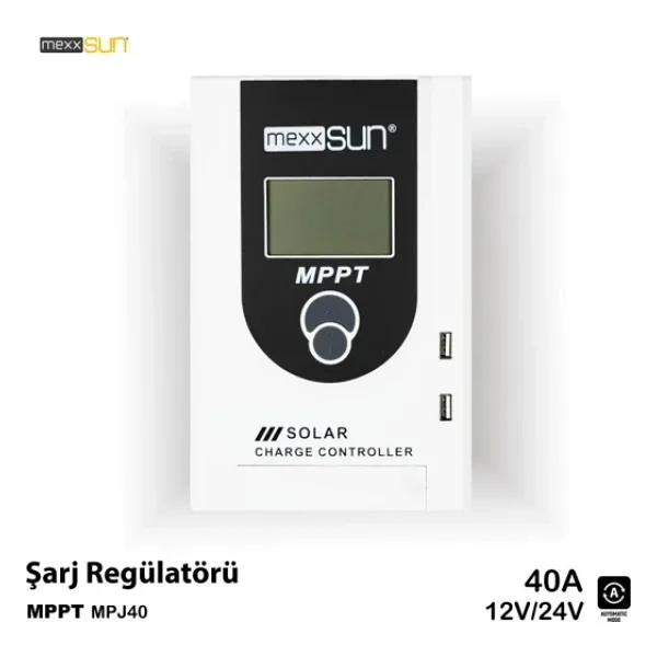 Mexxsun Mpj40 - 40A Mppt Solar Şarj Kontrol Cihazı