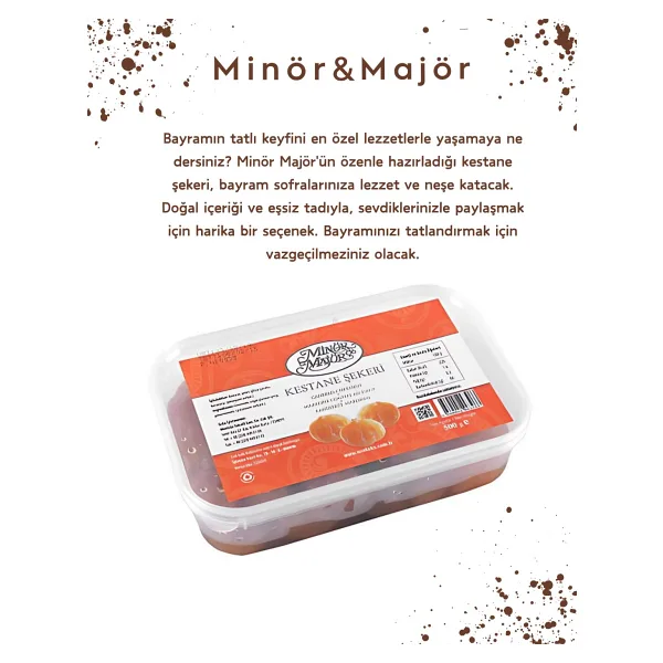 Minteks M-M 500 Gr Eko Kestane Şekeri