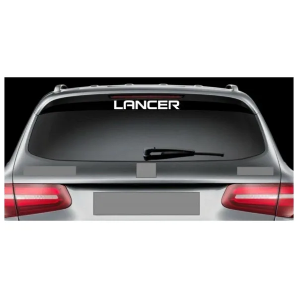 Mitsubishi Lancer Araba Arka Cam Sticker Yapıştırma