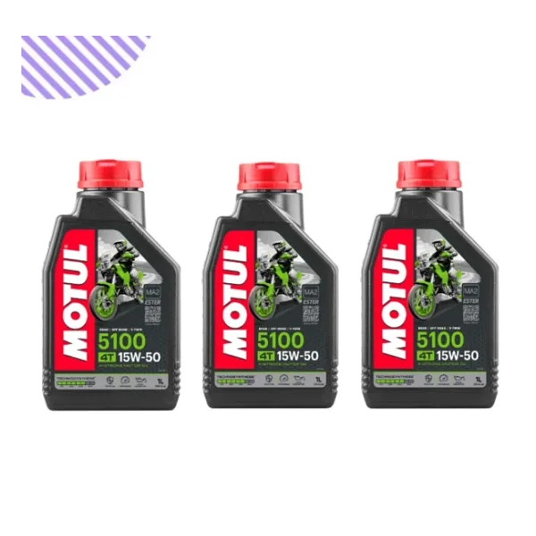 Motul 5100 15W-50 4T 1 lt 3'lü Motosiklet Yağı