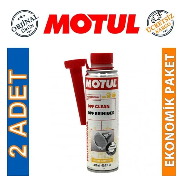 Motul DPF Clean 300 ML Dizel Partikül Filtre Temizleyici (2 Adet)