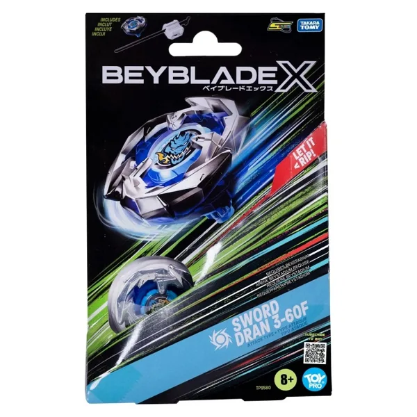 Nessi World Beyblade 1'li Set Sword Dran 3-60F