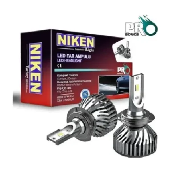 Niken Far Ampulü Led Xenon Pro Serisi H27
